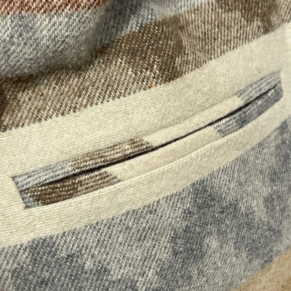 Requirements Vintage Aztec Wool Blend Career Style Blazer Jacket Boho Santa Fe - Picture 4 of 7